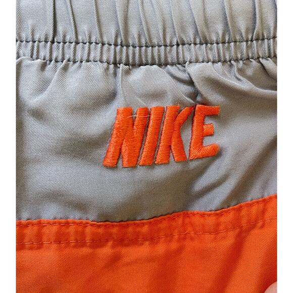 Nike Men's Swim Trunks/Board Shorts Gray/Orange Size L - Picture 7 of 10